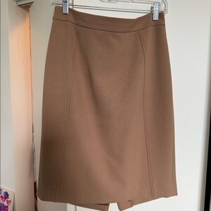 Halogen camel pencil skirt